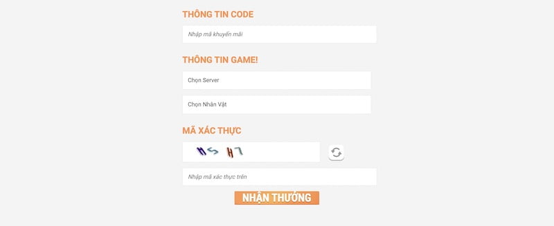 ngoi sao hoang cung nhap code web 2