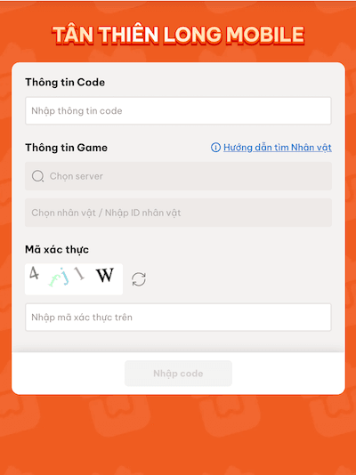 giftcode tan thien long mobile web 3
